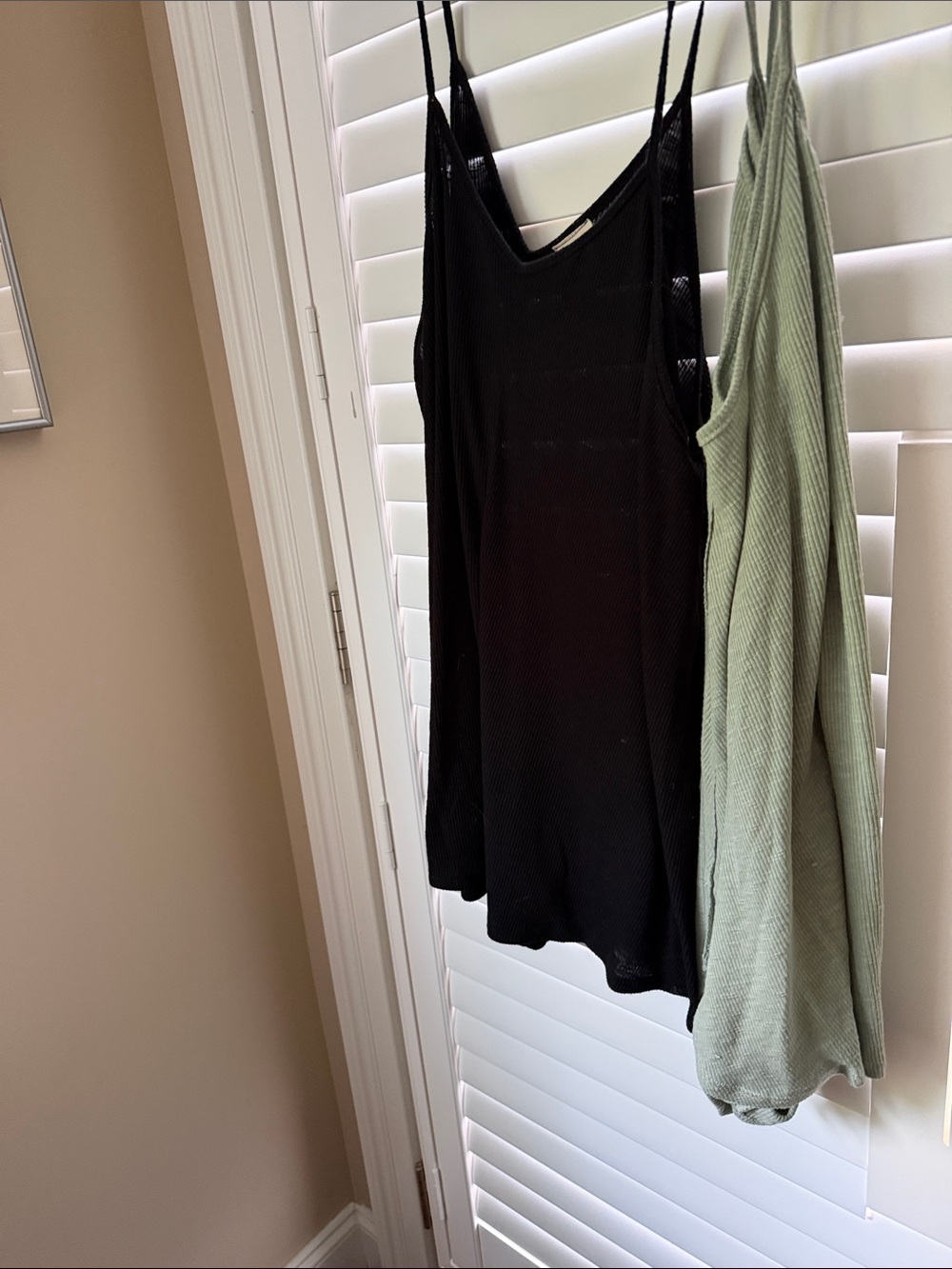 Free People Sage Green and black Swing Romper